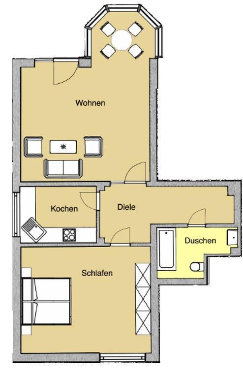 호바흐트 Ferienwohnanlage Duenenhaus 아파트 외부 사진